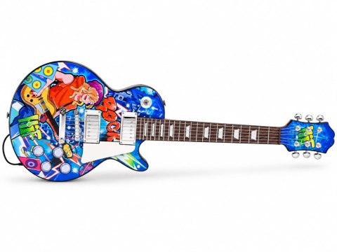 Gitara Elektryczna z Mikrofonem i Wzmacniaczem dla Dzieci Karaoke IN0171