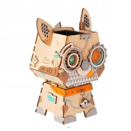 Puzzle 3D Doniczka PIESEK drewniana Robotime