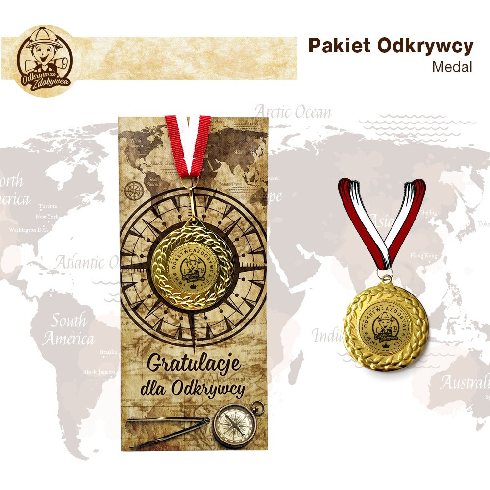 Medal Odkrywcy Medal Odkrywcy