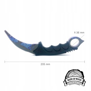 Nóż CS GO karambit ARMY drewniany