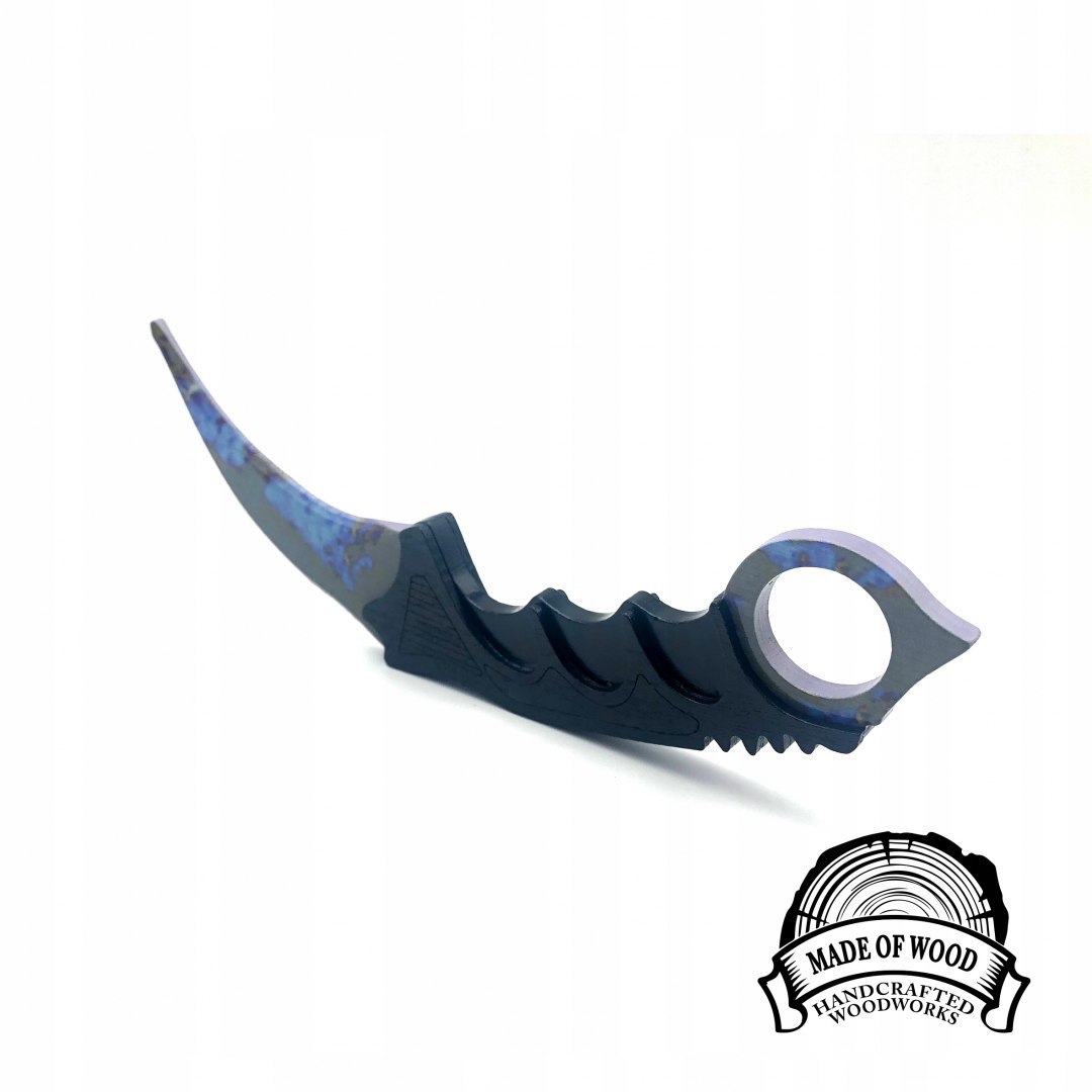Nóż CS GO karambit ARMY drewniany Nóż CS GO karambit ARMY drewniany
