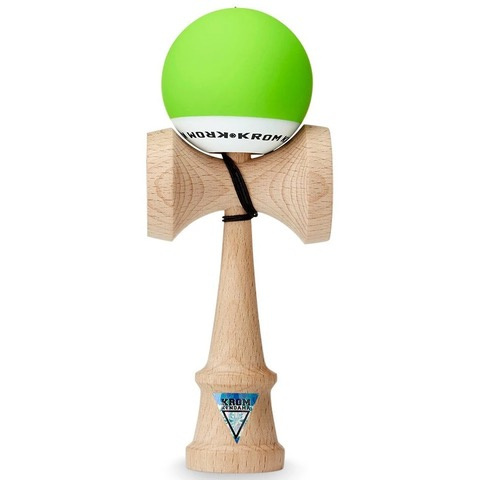 Kendama KROM Pop Lime Green drewniana Kendama KROM Pop Lime Green drewniana