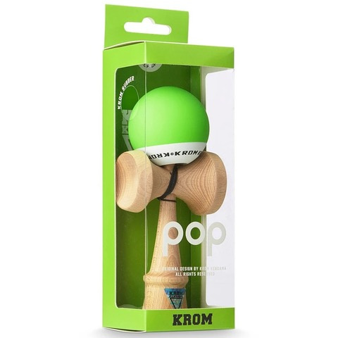 Kendama KROM Pop Lime Green drewniana Kendama KROM Pop Lime Green drewniana