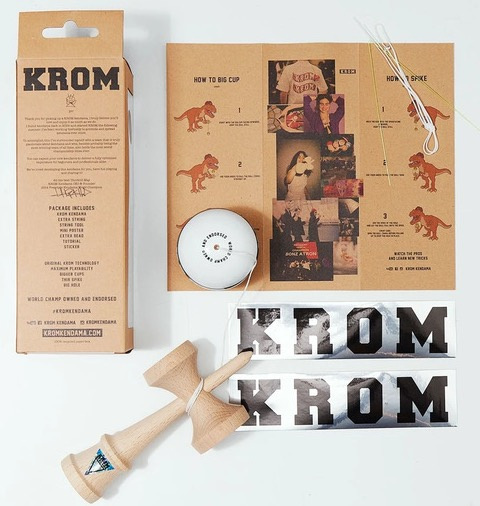 Kendama KROM Strogo White drewniana