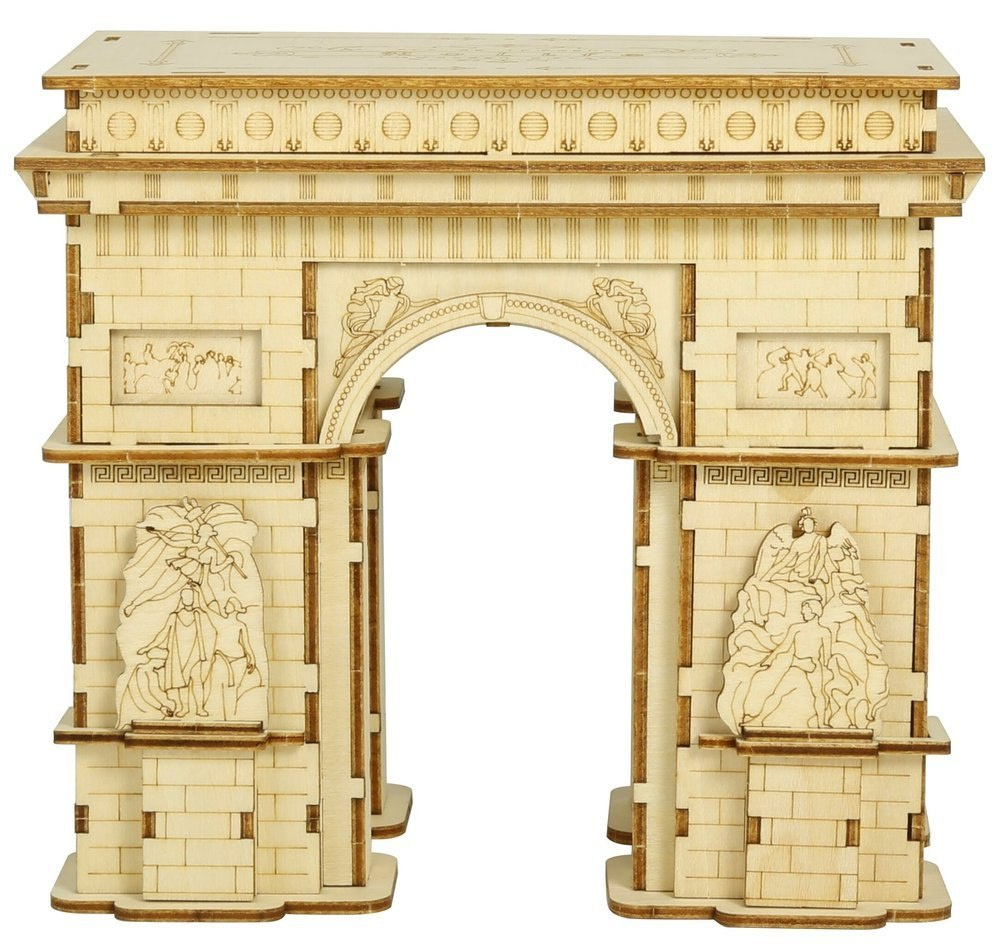 Puzzle 3D Łuk Triumfalny Robotime drewniany Puzzle 3D Łuk Triumfalny Robotime drewniany