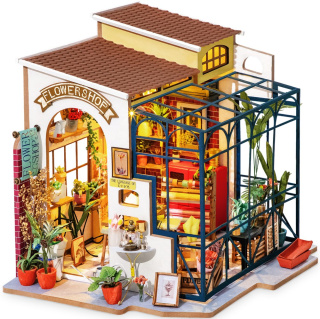 Puzzle 3D Domek Kwiaciarnia Emily Robotime