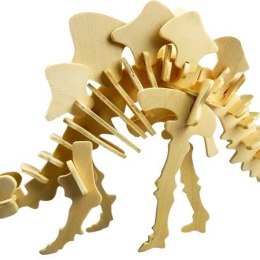 Puzzle 3D Dinozaur Stegosaurus Robotime drewniany
