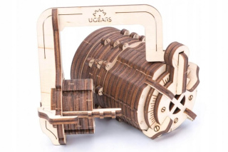 Puzzle 3D Zamek szyfrowy Ugears drewniany