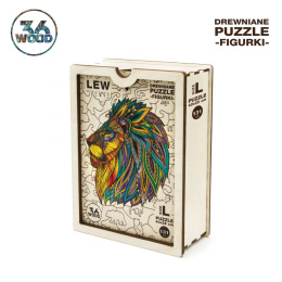 Puzzle drewniane układanki LEW Wood36