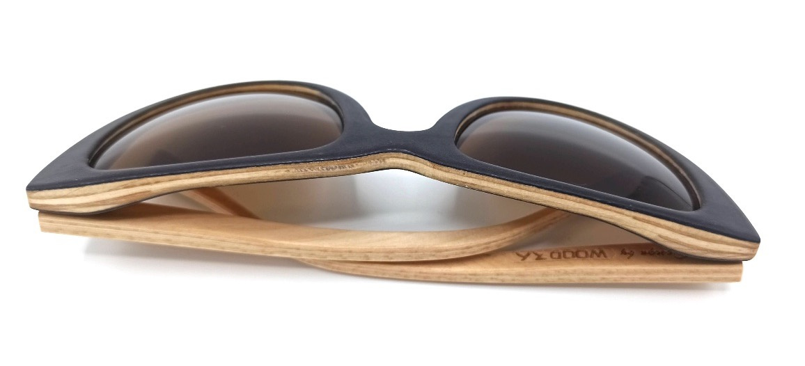 Drewniane okulary Delfis R36