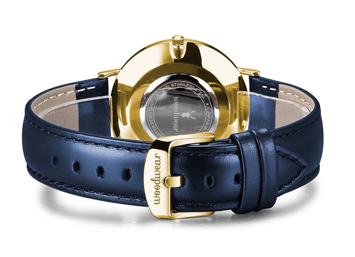 Drewniany zegarek Navy Blue Seria Fusion