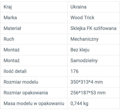 Puzzle drewniane układanki PREMIUM Jednorożec