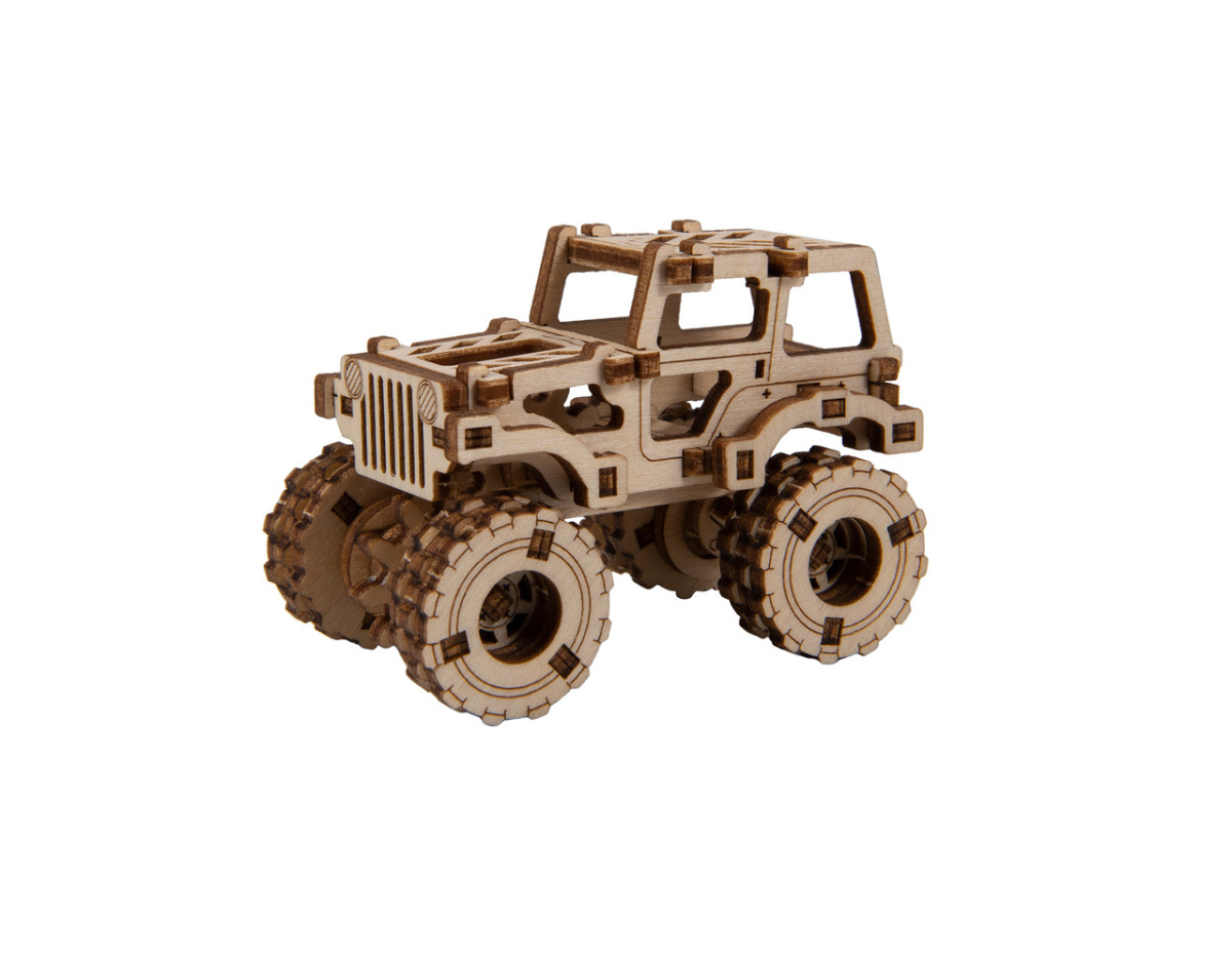 Puzzle 3D MONSTER TRUCK Wooden.City drewniany