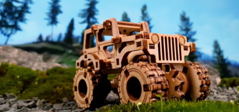 Puzzle 3D MONSTER TRUCK Wooden.City drewniany