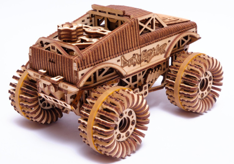 Puzzle 3D MONSTER TRUCK Wood Trick drewniany