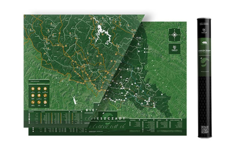 mapa-zdrapka-bieszczady