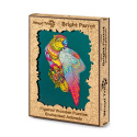 Puzzle drewniane układanki PREMIUM Papuga