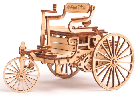 Puzzle 3D Pierwszy Samochód Wood Trick drewniany
