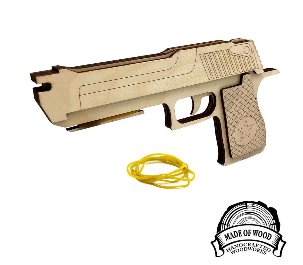 Pistolet na gumki CS GO KLASYK 2 drewniany Pistolet na gumki CS GO KLASYK 2 drewniany