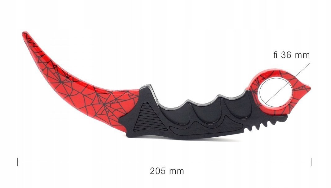 Pistolet na gumki i nóż CS GO Zestaw SPIDER dla dzieci Pistolet na gumki i nóż CS GO Zestaw SPIDER dla dzieci