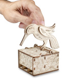 Puzzle 3D Ptaszek do wykałaczek EWA drewniany