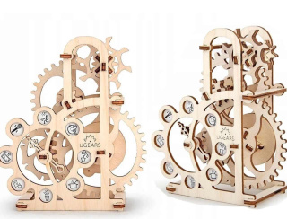 Puzzle 3D Gra drewniana Dynamometr Ugears