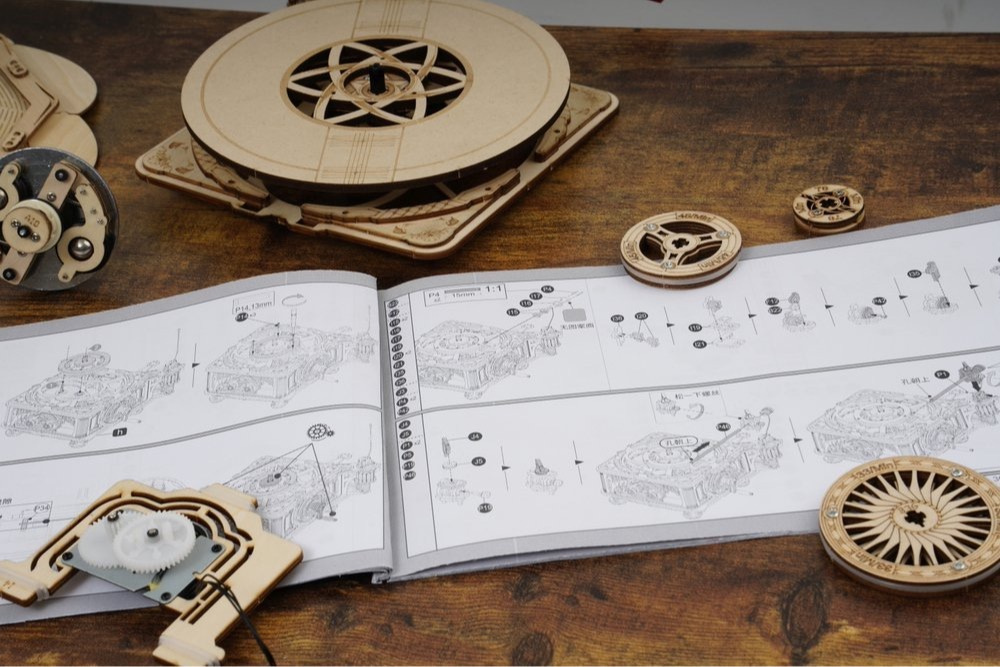 Puzzle 3D Grający Gramofon Robotime Puzzle 3D Grający Gramofon Robotime