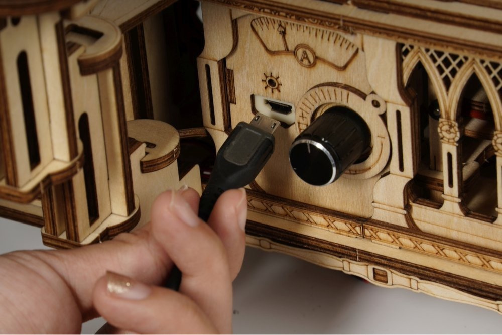 Puzzle 3D Grający Gramofon Robotime