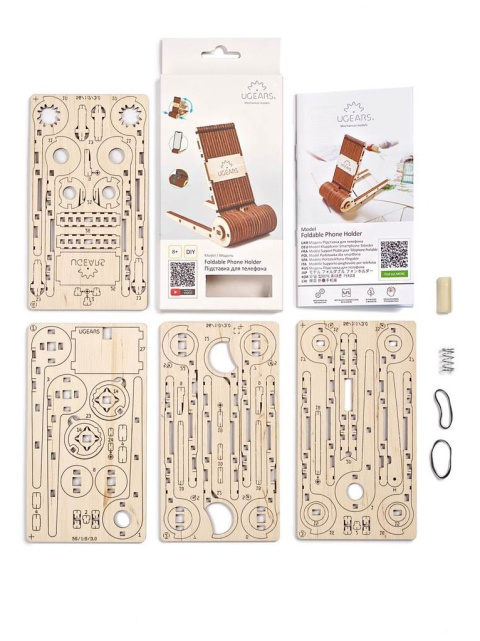 puzzle-3d-ugears-uchwyt-stojak-drewniany-2