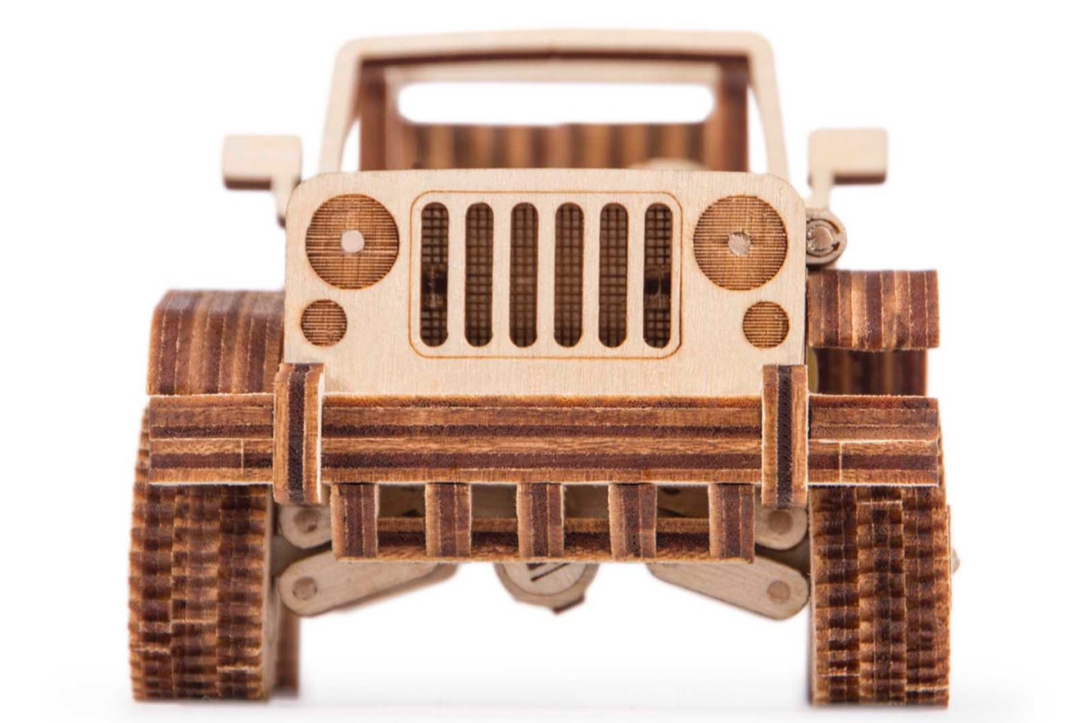 Puzzle 3D Jeep Safari Wood Trick drewniany