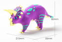 Puzzle 3D Dinozaur Triceratops Robotime + modelina
