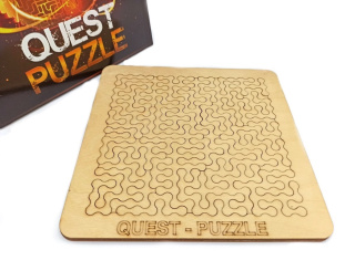 Drewniane układanki puzzle Quest łamigłówka