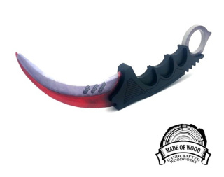 Nóż CS GO karambit FADE drewniany