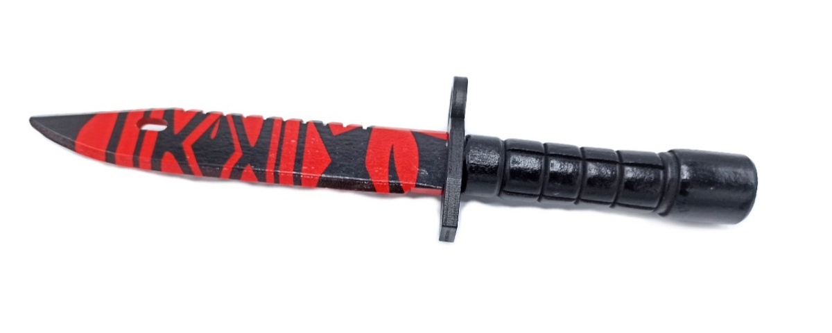 Nóż CS GO bagnet BLOOD drewniany Nóż CS GO bagnet BLOOD drewniany