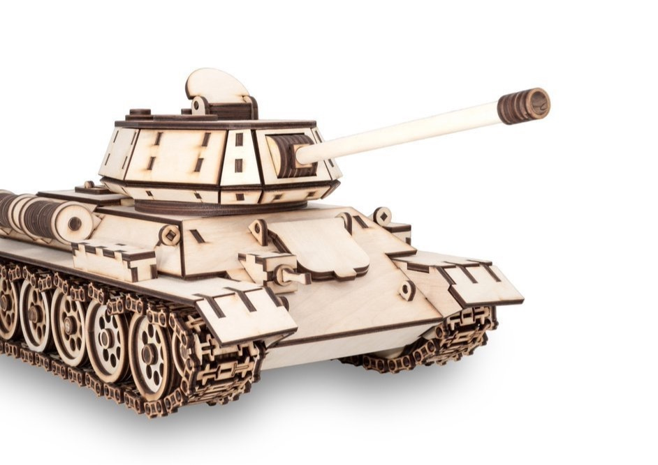 Puzzle 3D Czołg T-34 GIGANT EWA drewniany