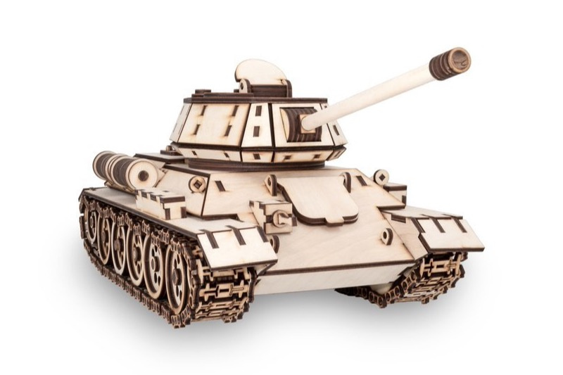 Puzzle 3D Czołg T-34 GIGANT EWA drewniany