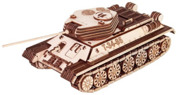 Puzzle 3D Czołg T34-85 drewniany