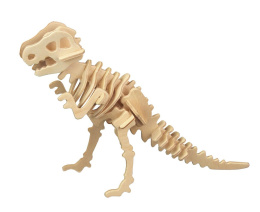 Puzzle 3D Dinozaur T-REX drewniany
