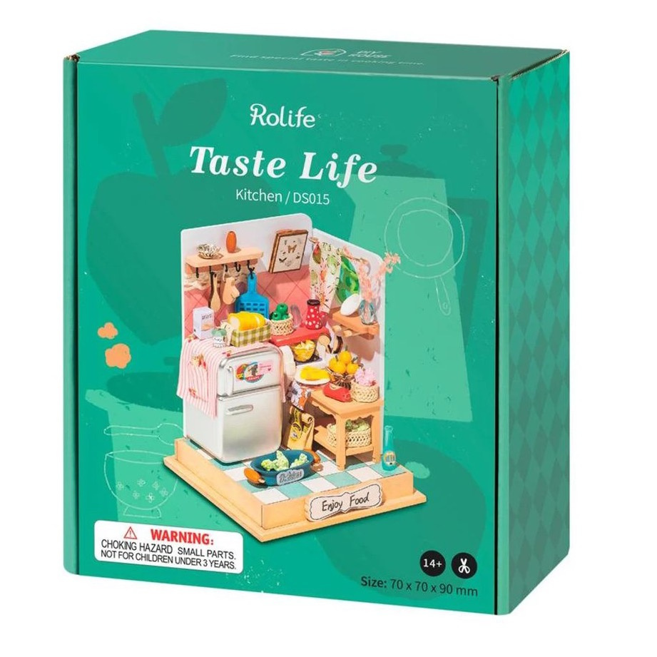 Puzzle 3D Domek Kuchnia Robotime Puzzle 3D Domek Kuchnia Robotime