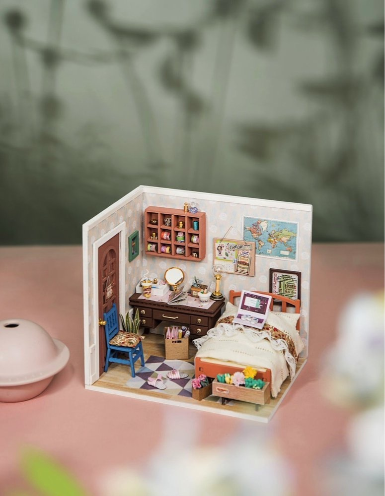 Puzzle 3D Domek Sypialnia Anny Robotime