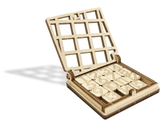 Puzzle 3D Gra Logiczna Cyfry Wooden.City drewniana