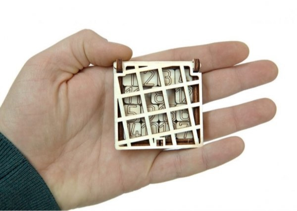 Puzzle 3D Gra Logiczna Cyfry Wooden.City drewniana