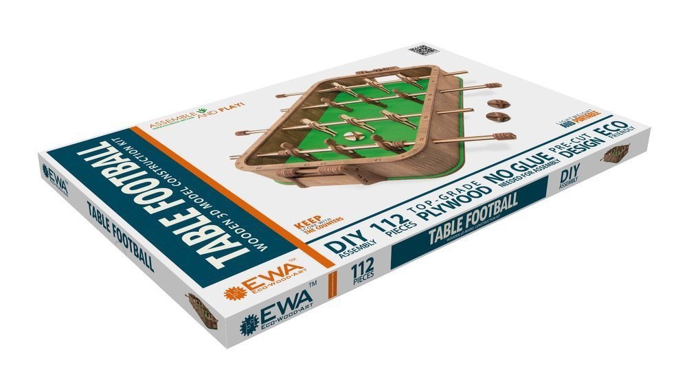 Puzzle 3D Gra Piłkarzyki EWA drewniane