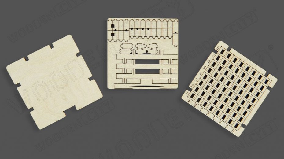 Puzzle 3D Gra Szachy Wooden.City drewniana Puzzle 3D Gra Szachy Wooden.City drewniana