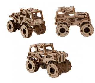 Puzzle 3D MONSTER TRUCK Wooden.City drewniany