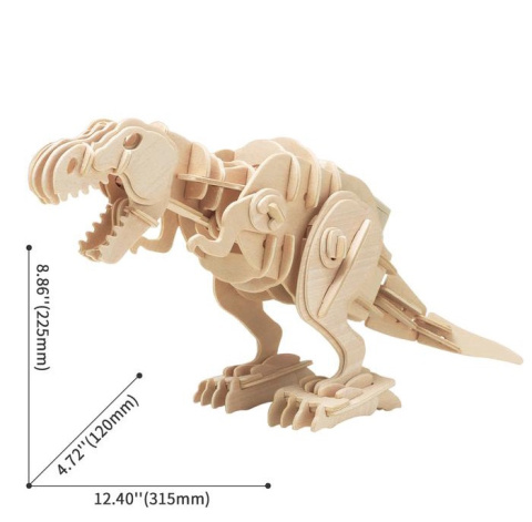 Puzzle 3D Mechaniczny T-REX Robotime