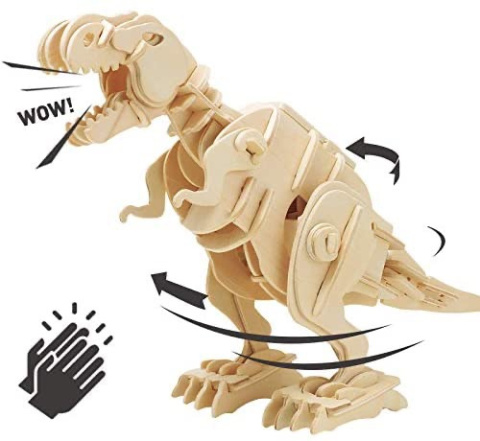 Puzzle 3D Mechaniczny T-REX Robotime