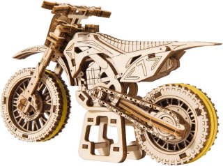 Puzzle 3D Motocross Wooden.City drewniany