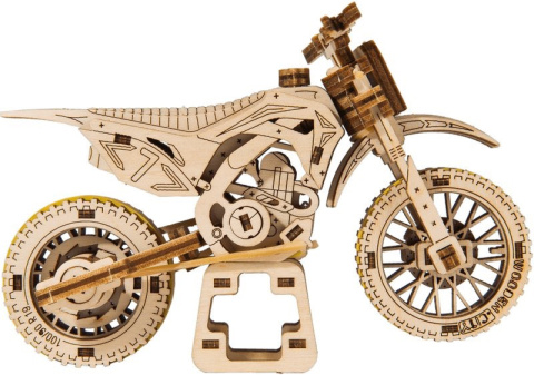 Puzzle 3D Motocross Wooden.City drewniany