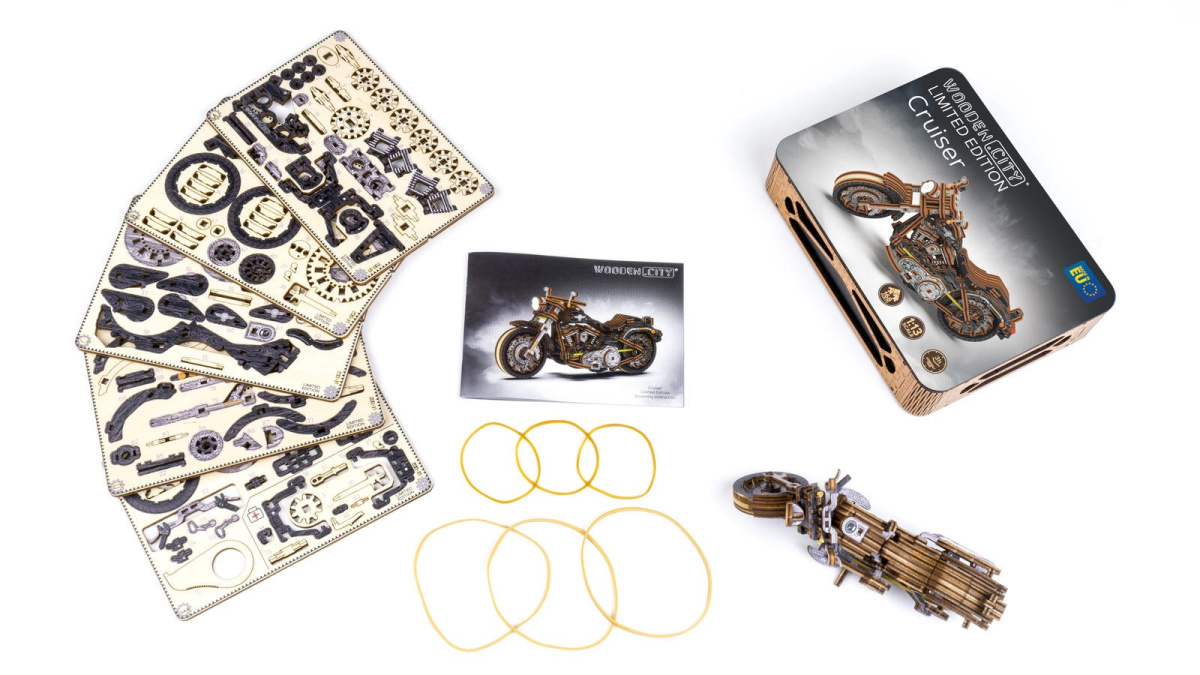 Puzzle 3D Motocykl Cruiser V TWIN Limited Edition Puzzle 3D Motocykl Cruiser V TWIN Limited Edition